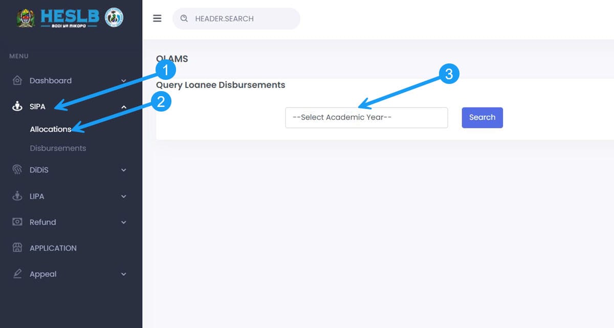 Hatua za Kuangalia Mkopo HESLB Kupitia Akaunti ya SIPA