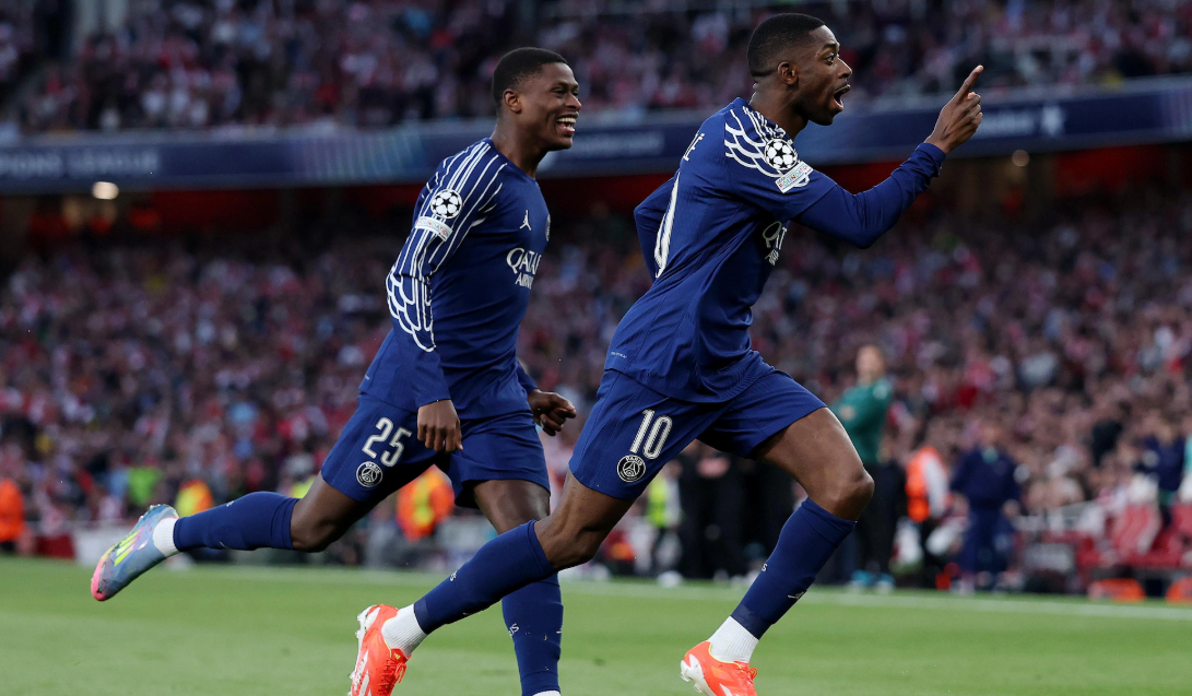 PSG Yaichapa Arsenal 1-0 Ugenini Nusu Fainali ya Ligi ya Mabingwa Ulaya