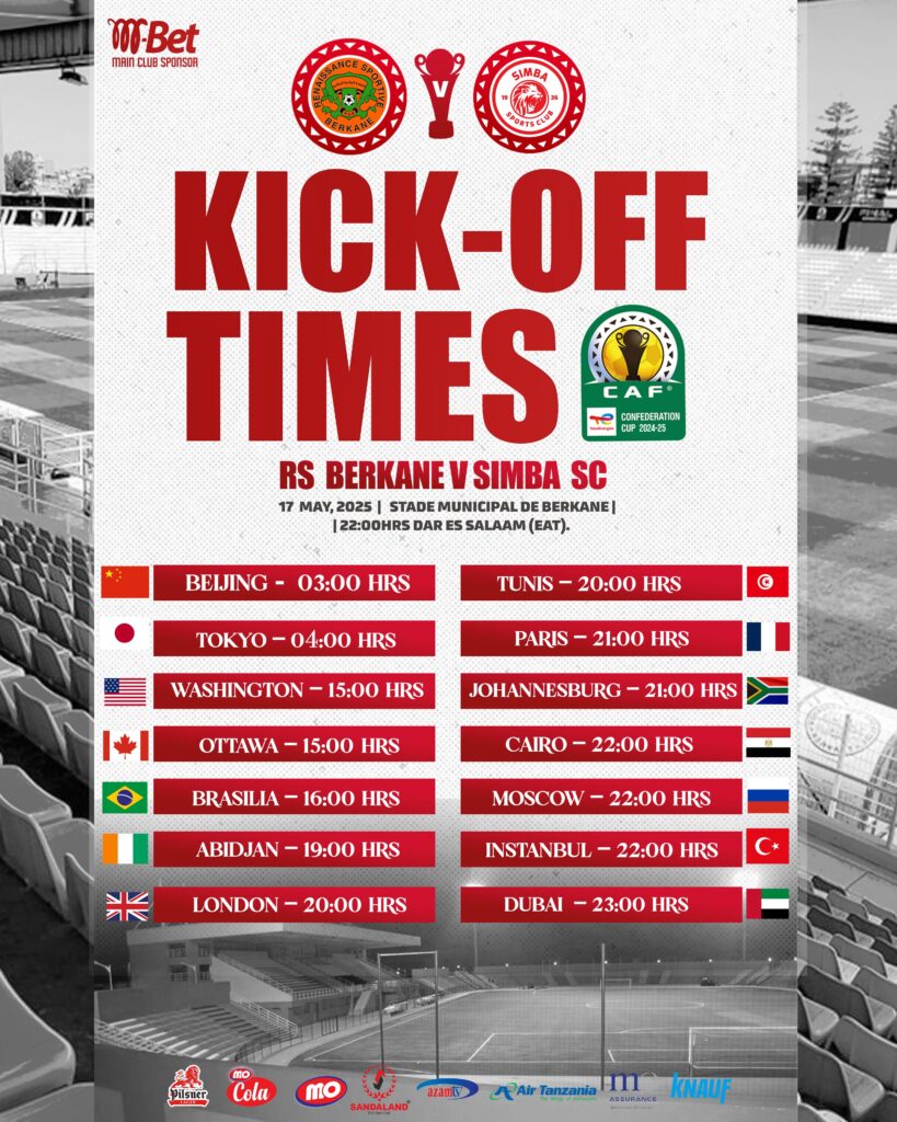 RS Berkane vs Simba Leo Saa Ngapi?, Fainali ya Kombe la Shirikisho