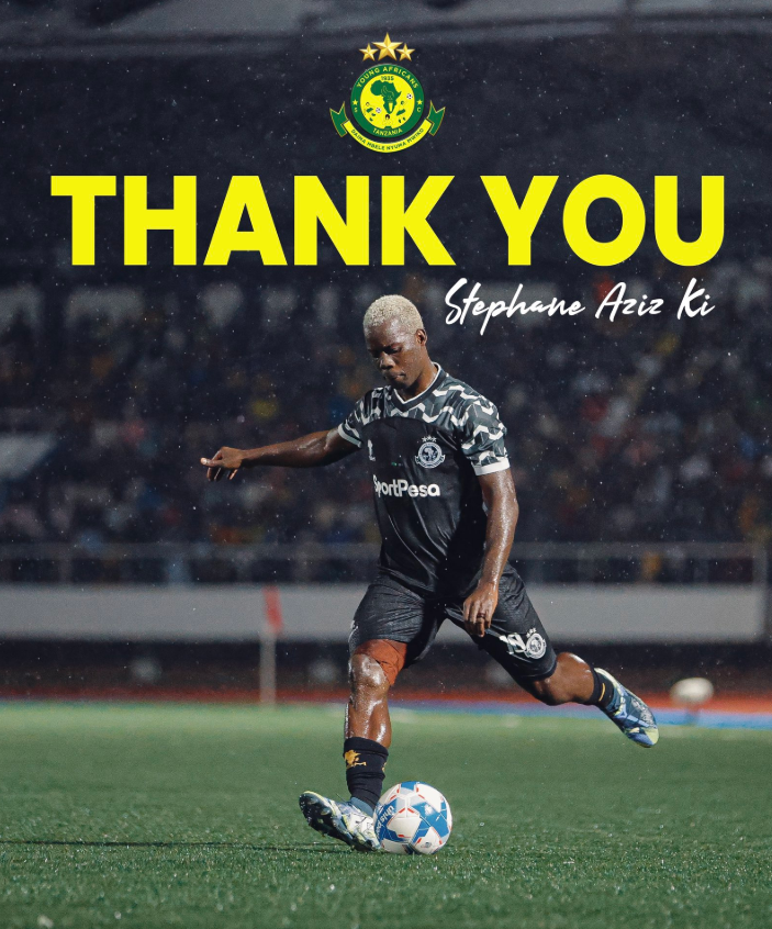 Yanga SC Yathibitisha Kuondoka kwa Aziz Ki, Thank You