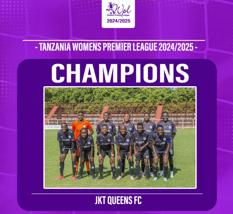 JKT Queens Watwaa Ubingwa wa Ligi Kuu ya Wanawake Tanzania Bara 2024/25