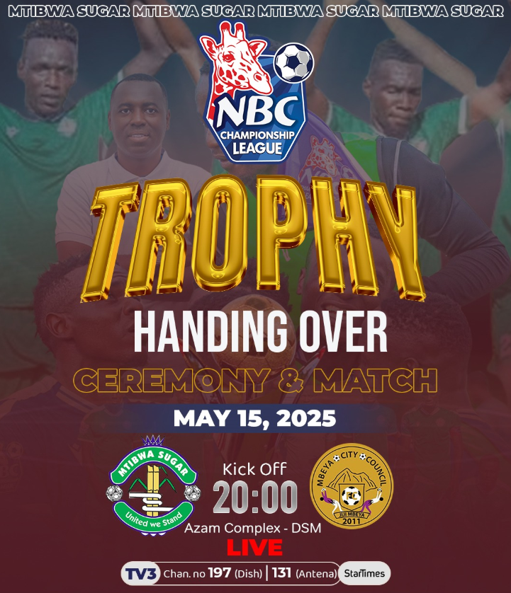 MATOKEO ya Mtibwa Sugar vs Mbeya City Leo 15/05/2025