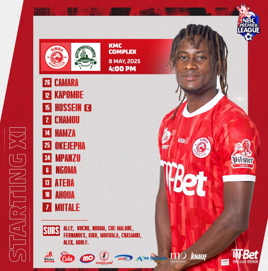 KIKOSI Cha Simba Leo vs Pamba Jiji 08/05/2025