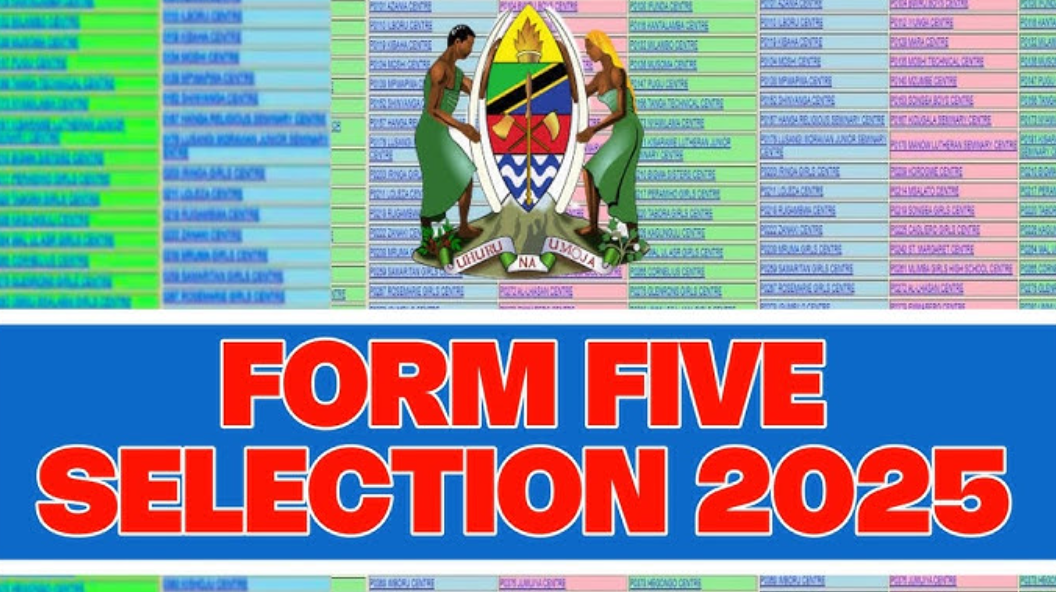 TAMISEMI Second Selection Form Five 2025/2026
