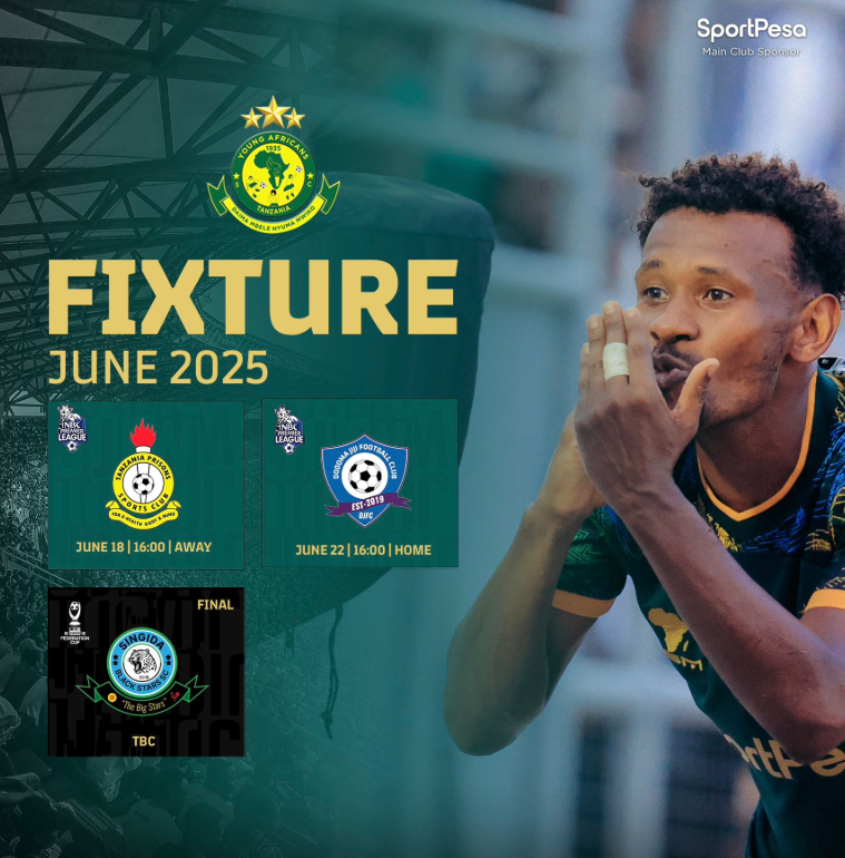 Ratiba ya Mechi za Yanga SC Mwezi Juni 2025