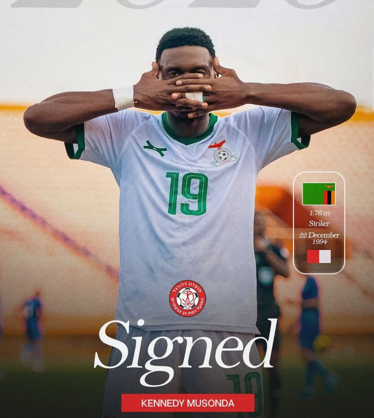 Kennedy Musonda Ajiunga na Hapoel Ramat Gan ya Israel