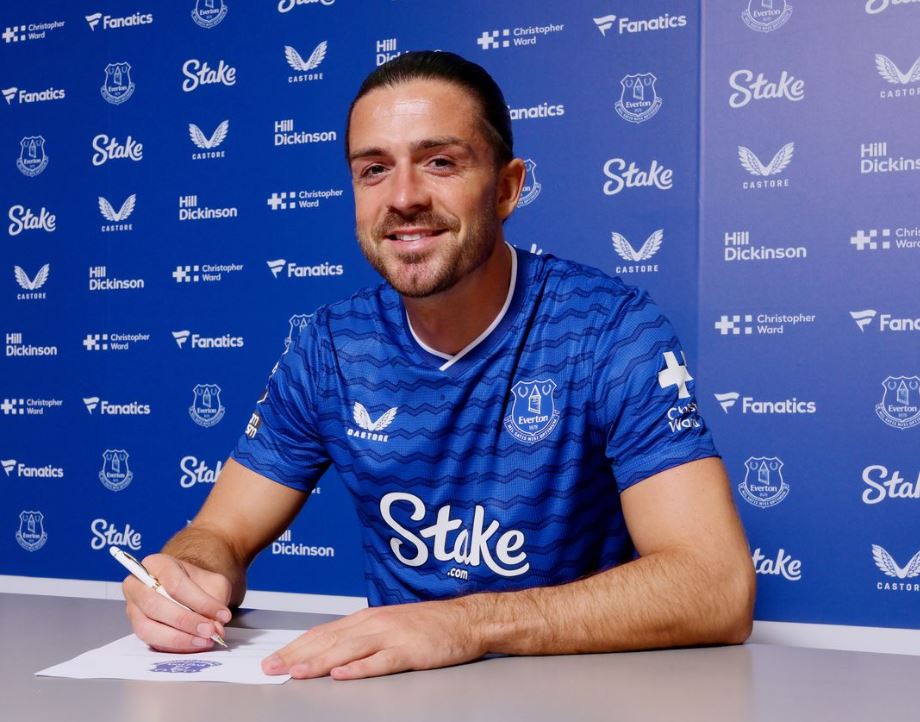 Everton Yamsajili Grealish kwa Mkopo Kutoka Manchester City