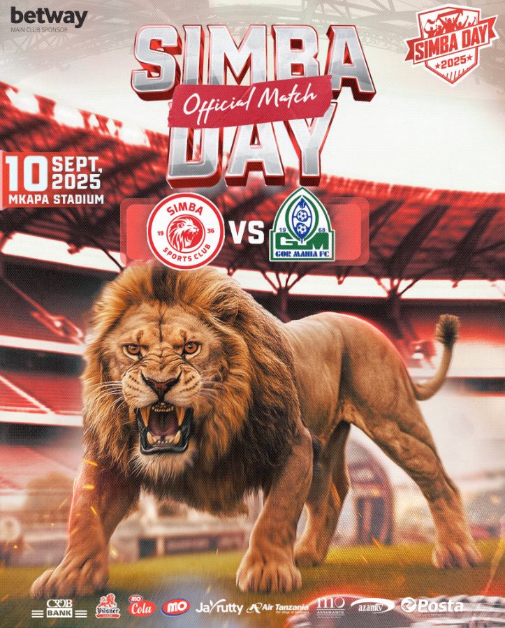 Simba Day 2025 Ni Simba SC Vs Gor Mahia ya Kenya Septemba 10