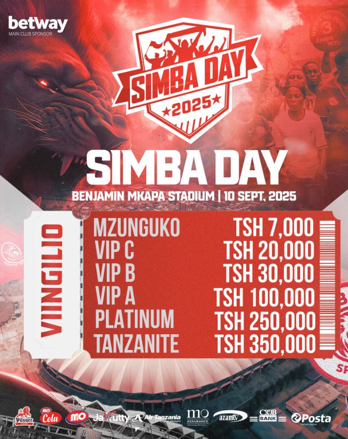 Viingilio Simba Day 2025, Bei za Tiketi na Maelekezo Muhimu kwa Mashabiki
