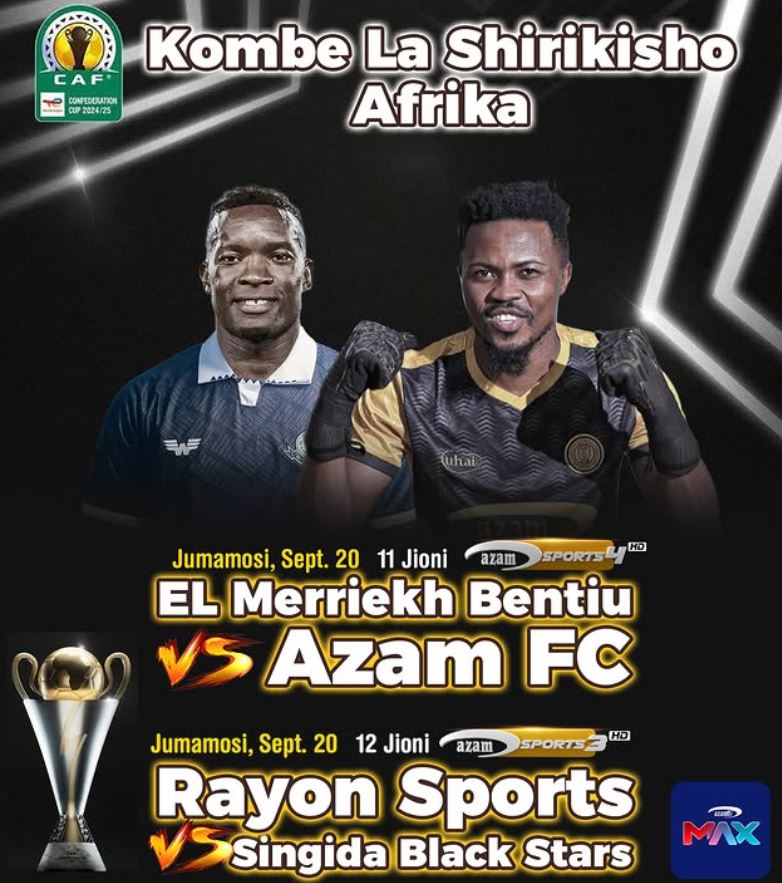 Kombe la Shirikisho Afrika 2025/26, Azam na Singida BS Kuanza Safari