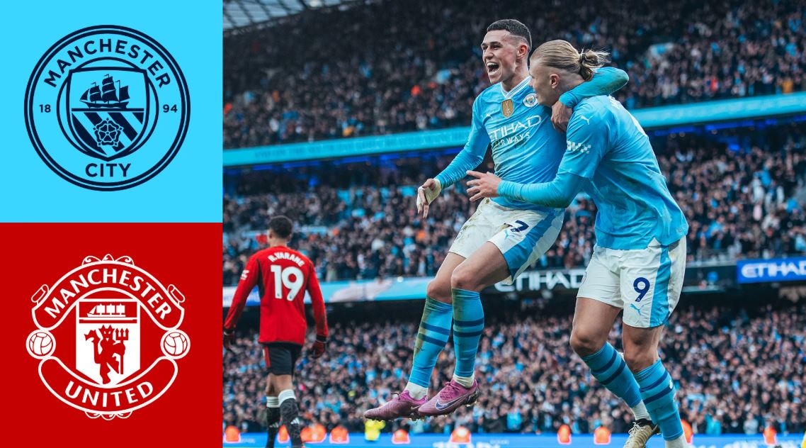 Manchester Derby, Imeisha kwa Man City 3-0 Man United