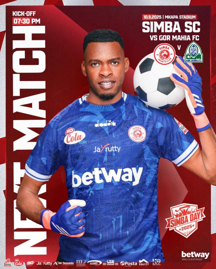 Kikosi cha Simba Leo Vs Gor Mahia 10/09/2025